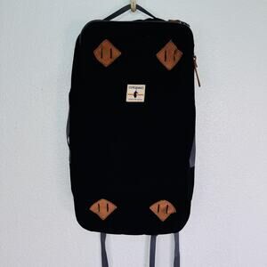 cotopaxi Black Backpack with Brown Accents
